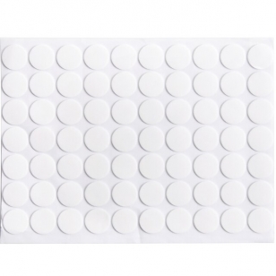 Nano tape dubbelzijdig - rond - 70 stuks